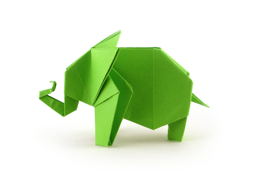 origami elephant