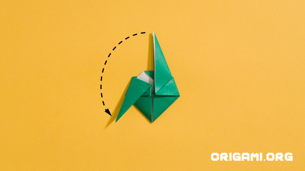 einfaches Origami Yoda Schritt 12