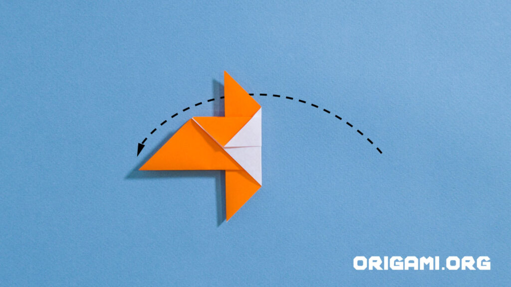 origami bird step 8