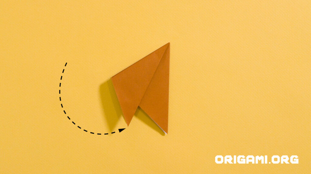 chien en origami étape 5