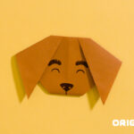 Cachorro de origami passo 12