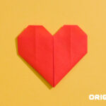 Origami Herz fertiggestellt