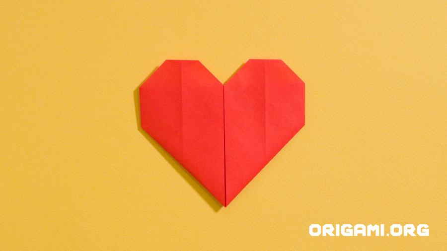Origami Heart Completed