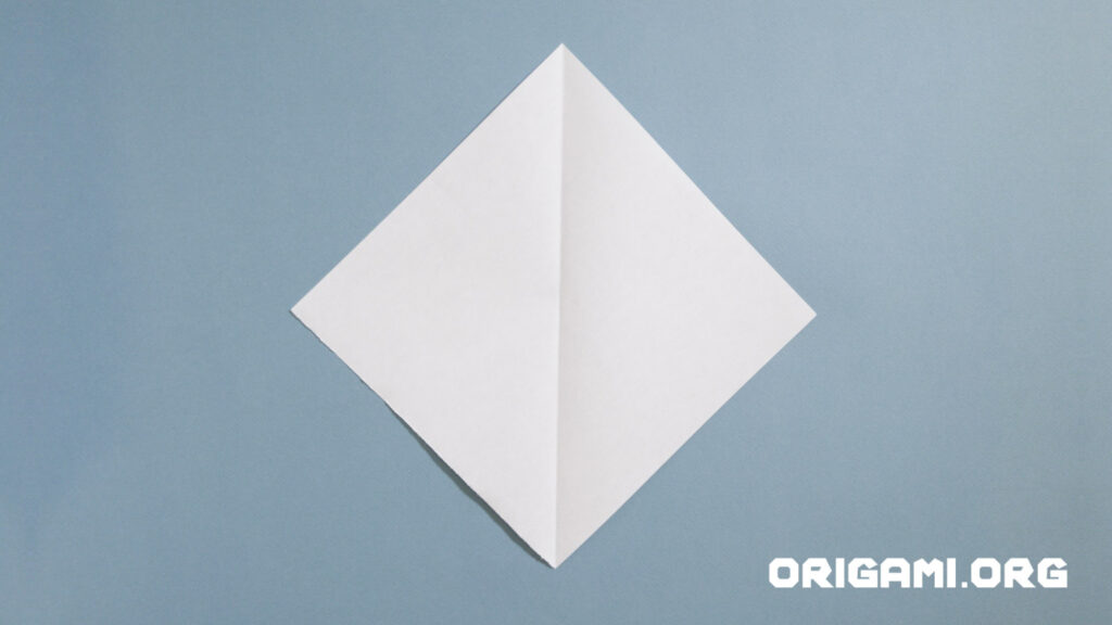 Caixa da sorte de origami etapa 3