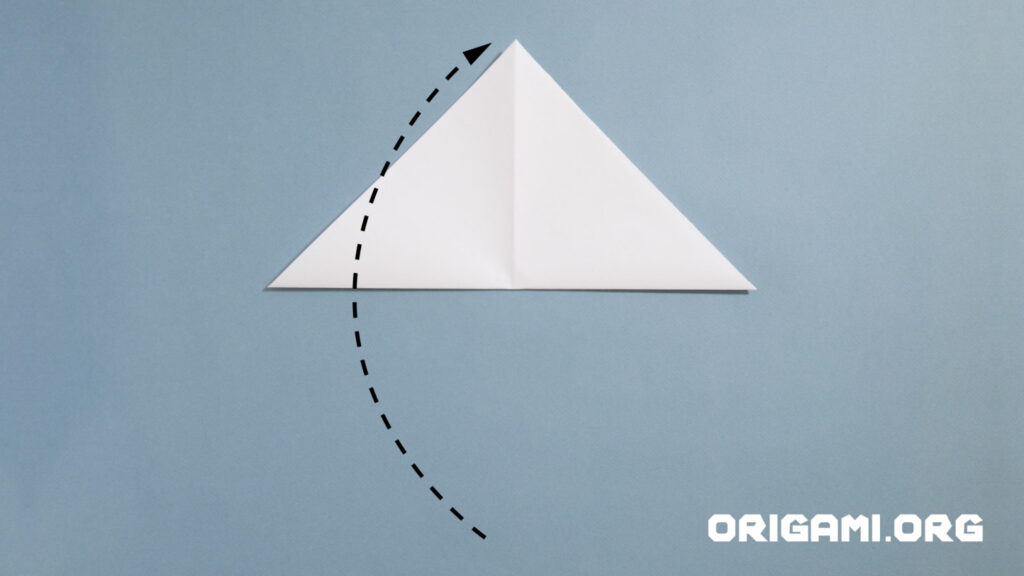 Caixa da sorte de origami etapa 4