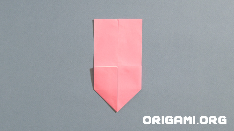 Origami cœur avec ailes étape 11