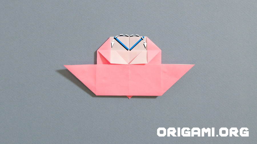 Origami Heart with Wings step 26