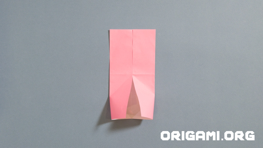 Origami cœur avec ailes étape 9