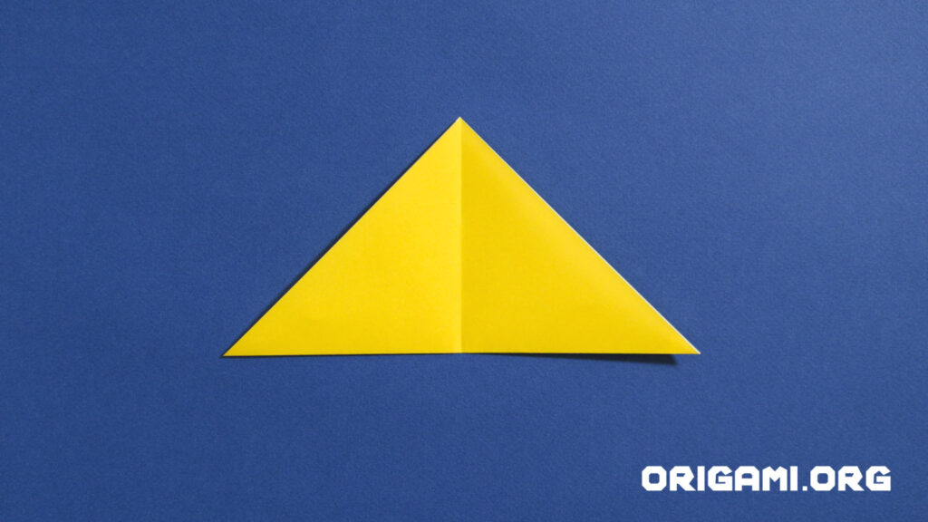 gato de origami passo 4