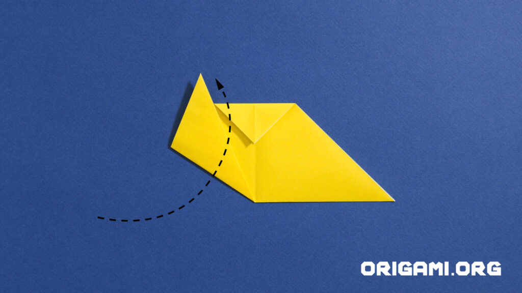 gato de origami passo 6