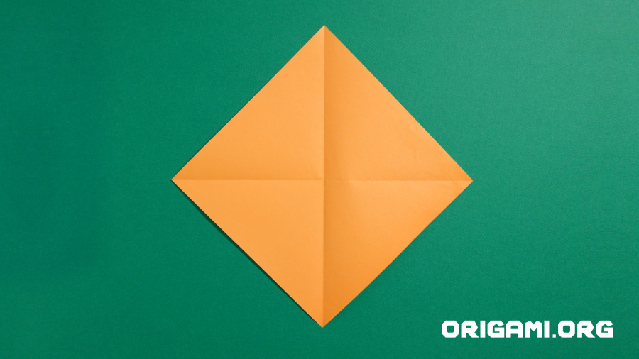 Coruja de Origami Etapa 5