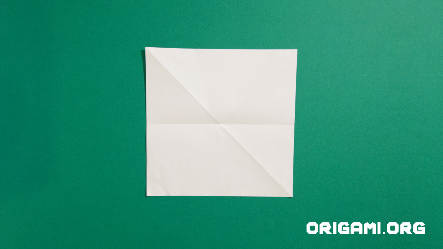Coruja de Origami Etapa 8