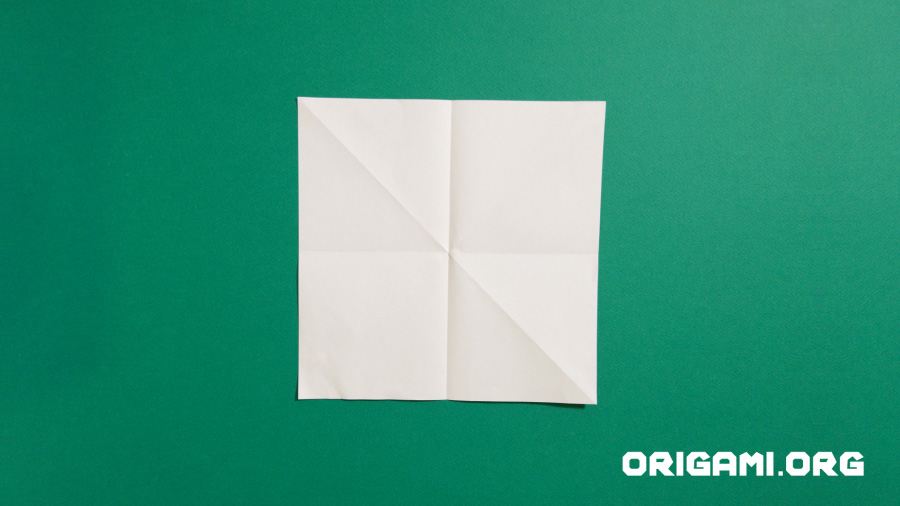 Coruja de Origami Etapa 10