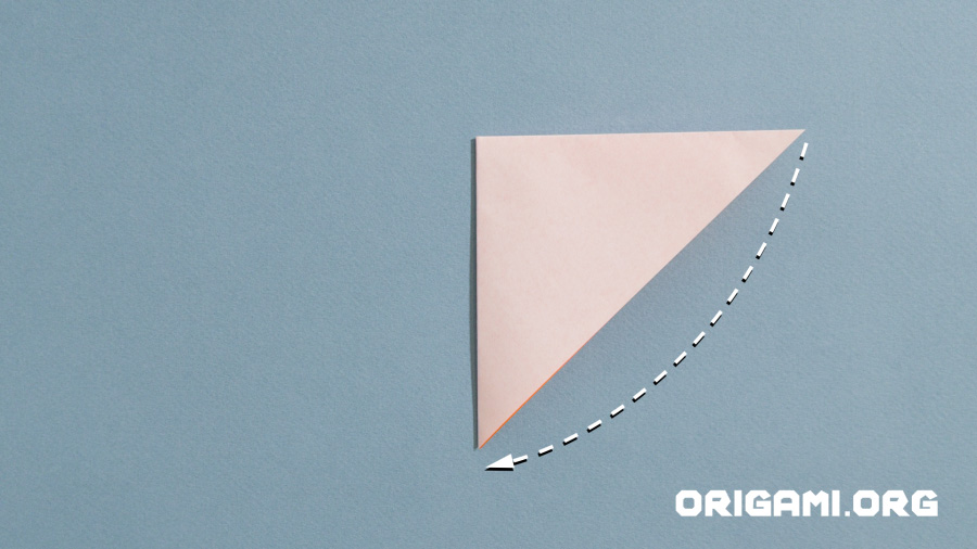 Caixa de estrelas de origami Etapa 4