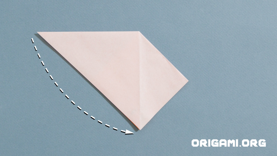 Caixa de estrelas de origami Etapa 7