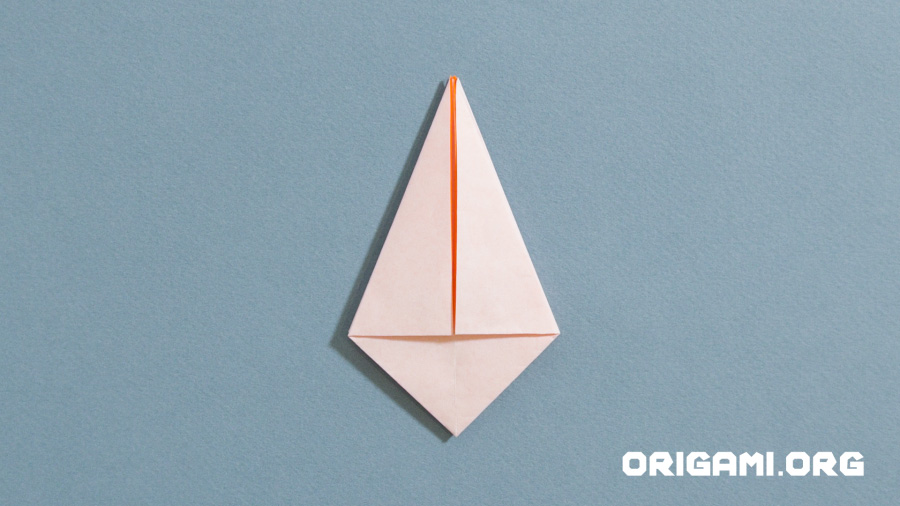 Caixa de estrelas de origami Etapa 15