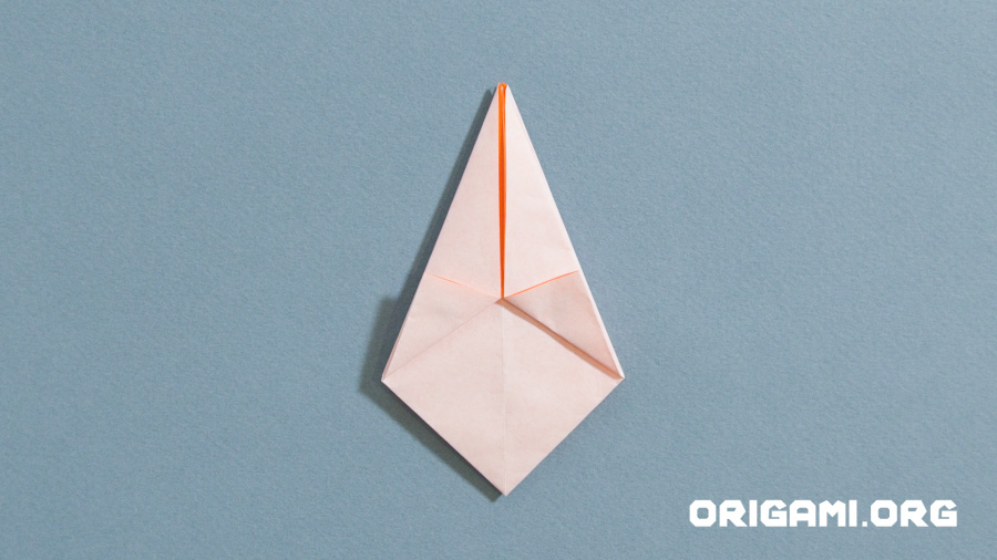 Caixa de estrelas de origami Etapa 17