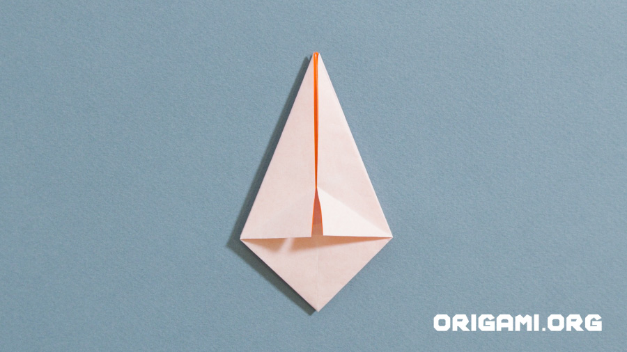 Caixa de estrelas de origami Etapa 18