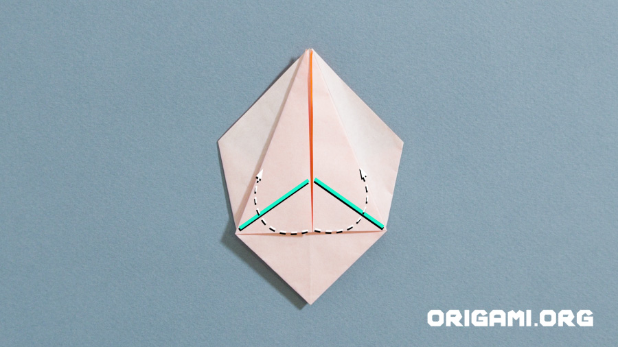 Origami Star Box Step 23
