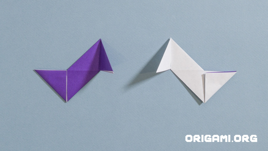 Origami Ninja Star passo 12
