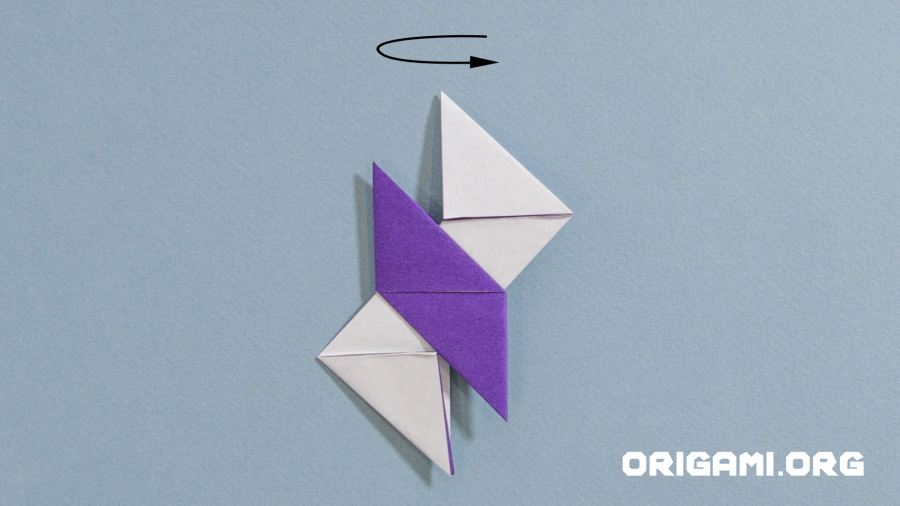 Origami Ninja Star step 20