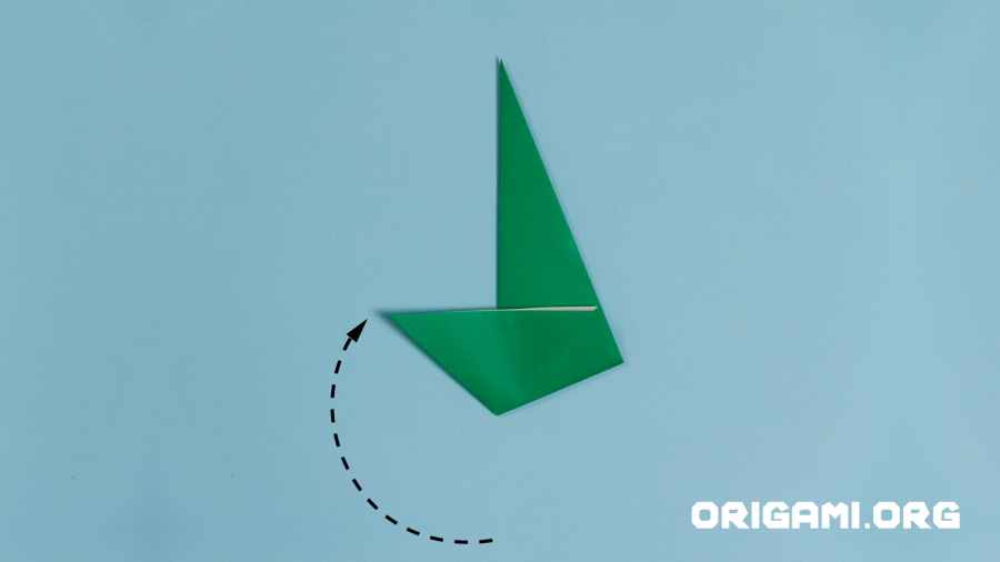 Origami-Tulpe Schritt 13