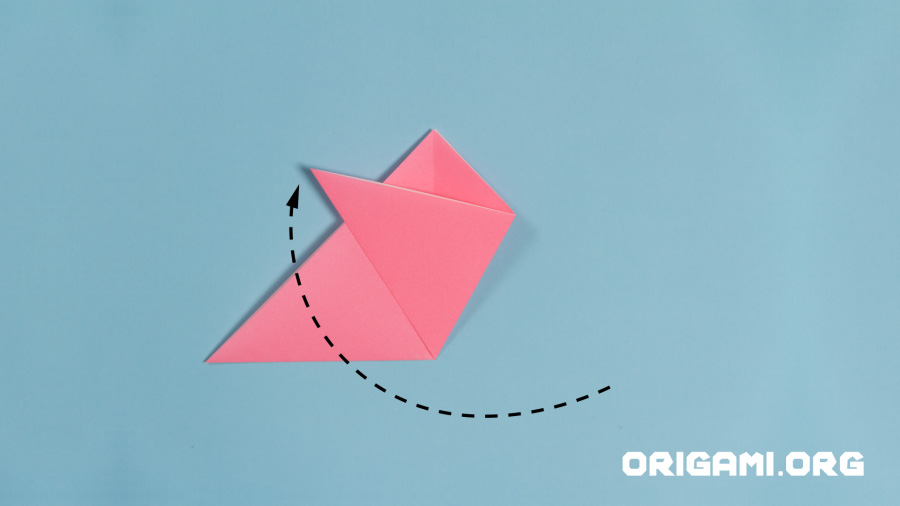 Tulipa de Origami Etapa 5