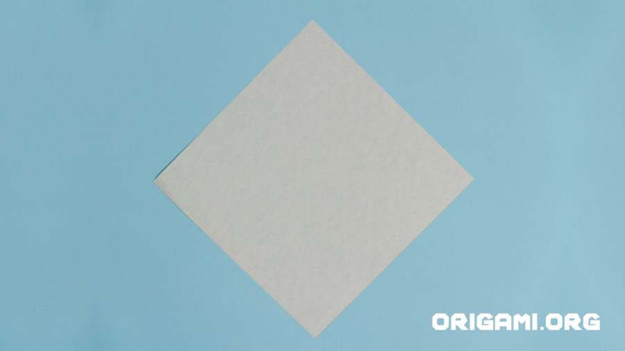 Origami-Tulpe Schritt 8