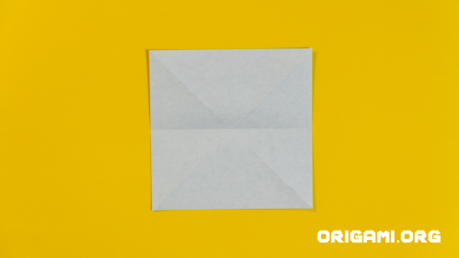 Grue en origami étape 8