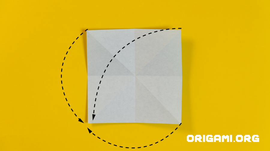 Grue en origami étape 11