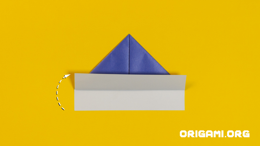 Bateau en origami étape 6