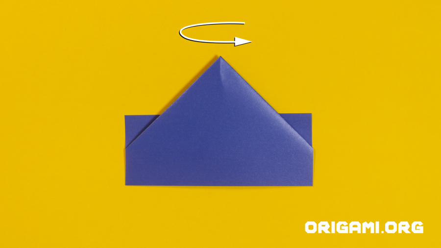 Bateau en origami étape 7