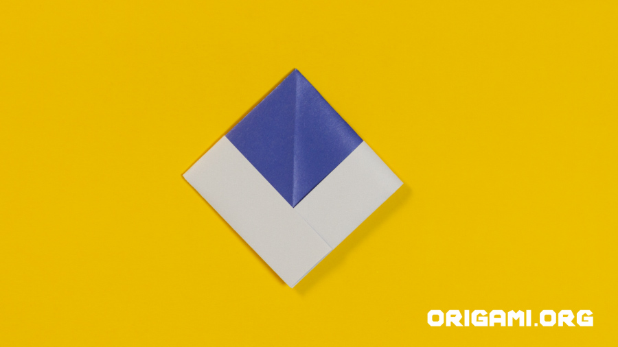 Bateau en origami étape 11