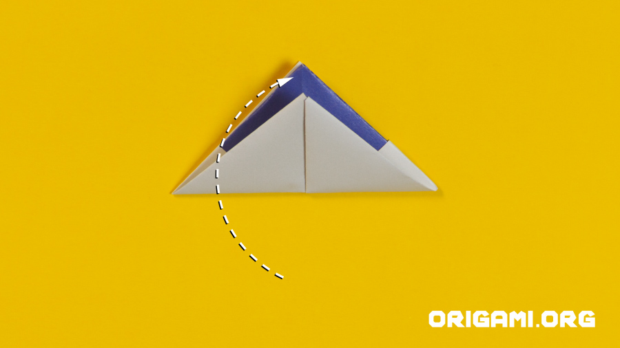 Origami Boat Step 14