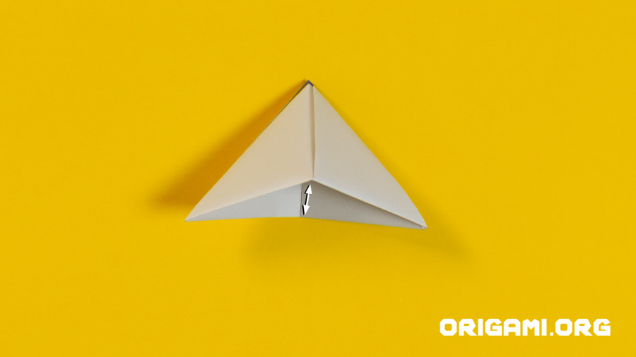 Bateau en origami étape 15