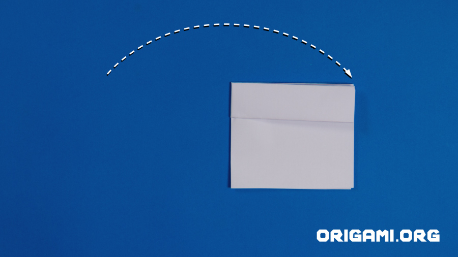 Origami-Spionageflugzeug Schritt 7
