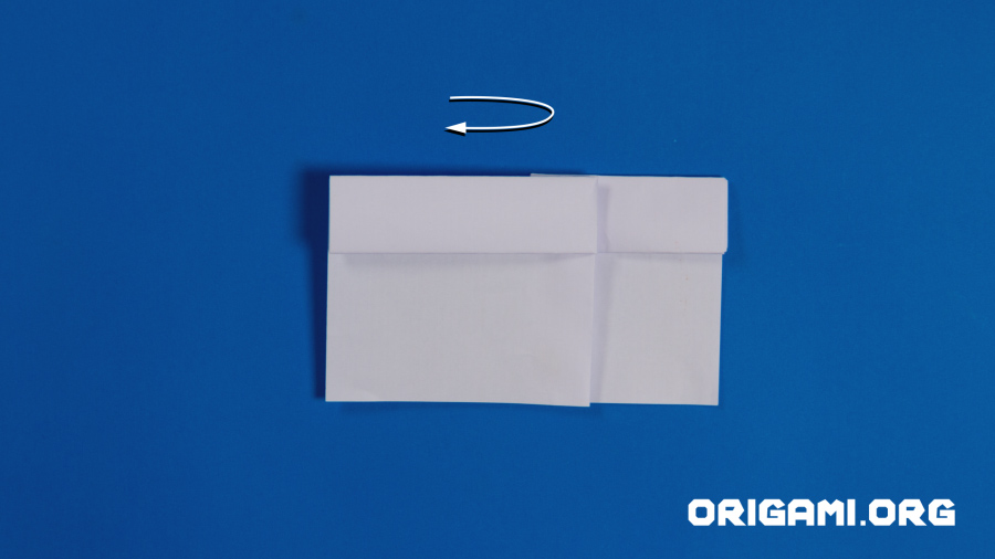 Avião espião de origami Etapa 10