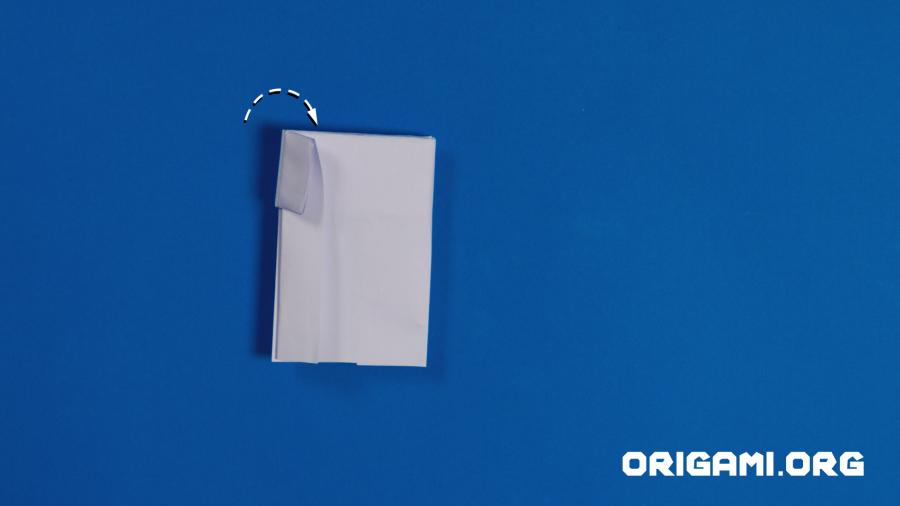 Avião espião de origami Etapa 15