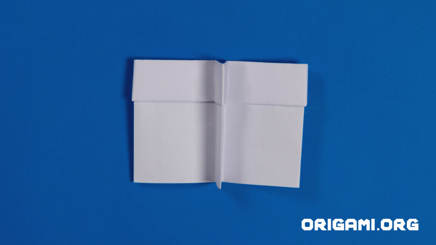 Avião espião de origami Etapa 16