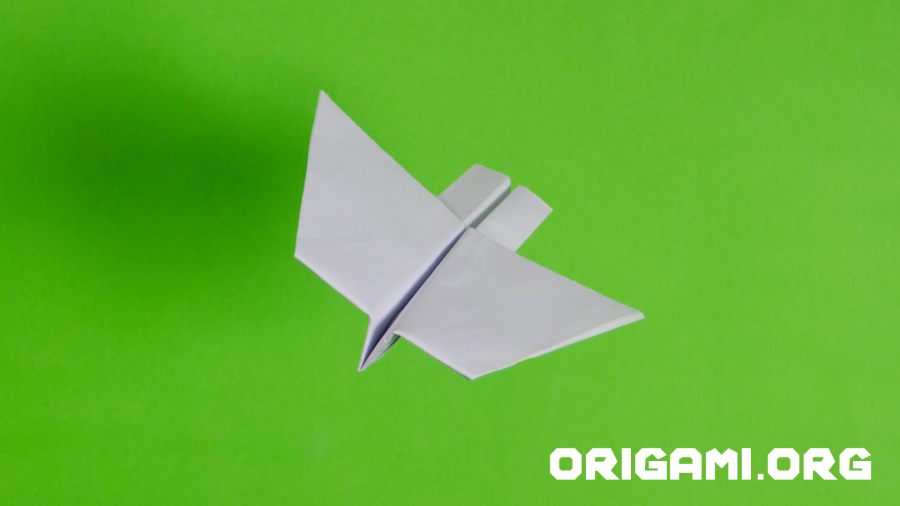 Pteroplano de Origami concluído