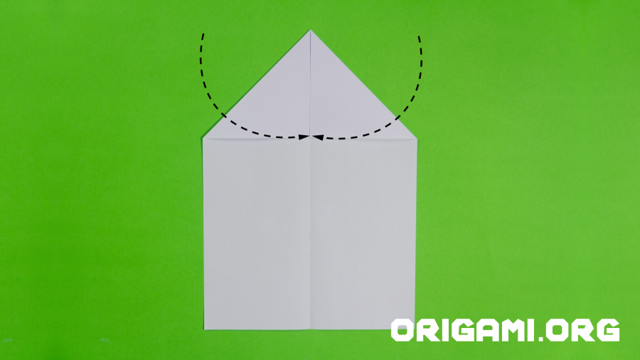 Origami-Flächenflugzeug Schritt 4