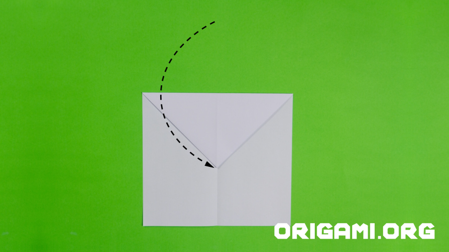 Origami-Flächenflugzeug Schritt 5