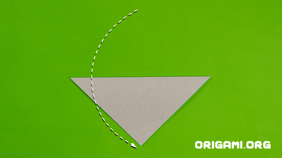 Origami Kornblume Schritt 2