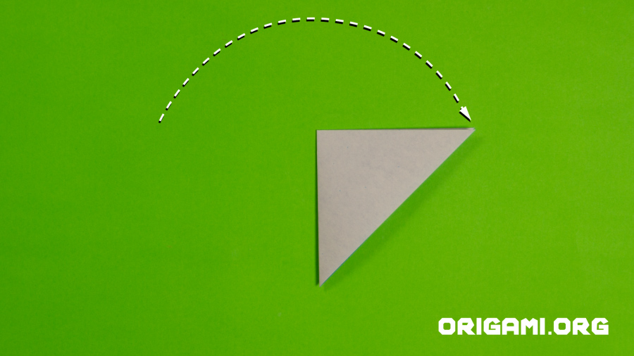 Origami Kornblume Schritt 3