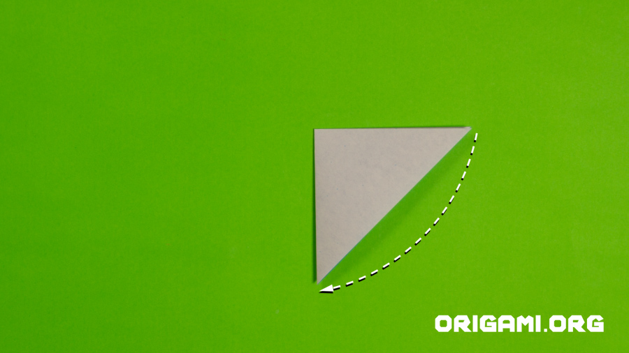 Origami Kornblume Schritt 4