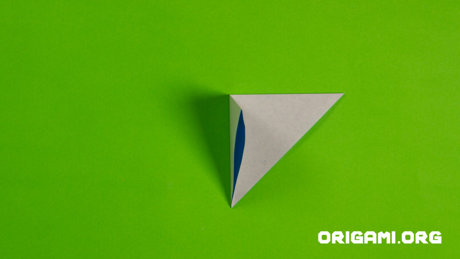 Origami bleuet étape 5