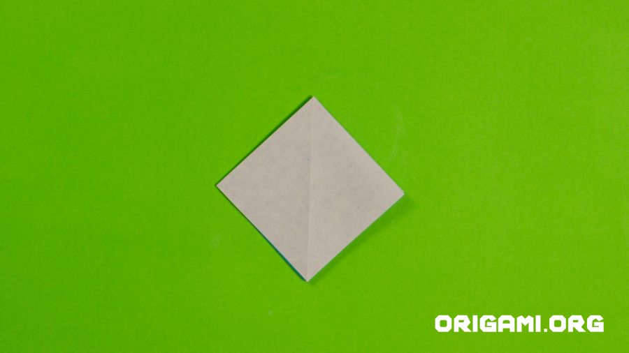 Origami bleuet étape 12