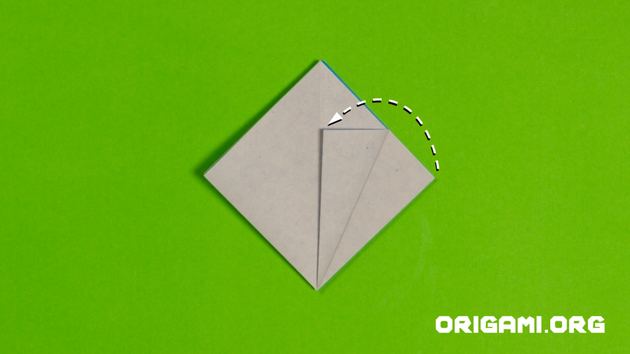 Origami bleuet étape 14