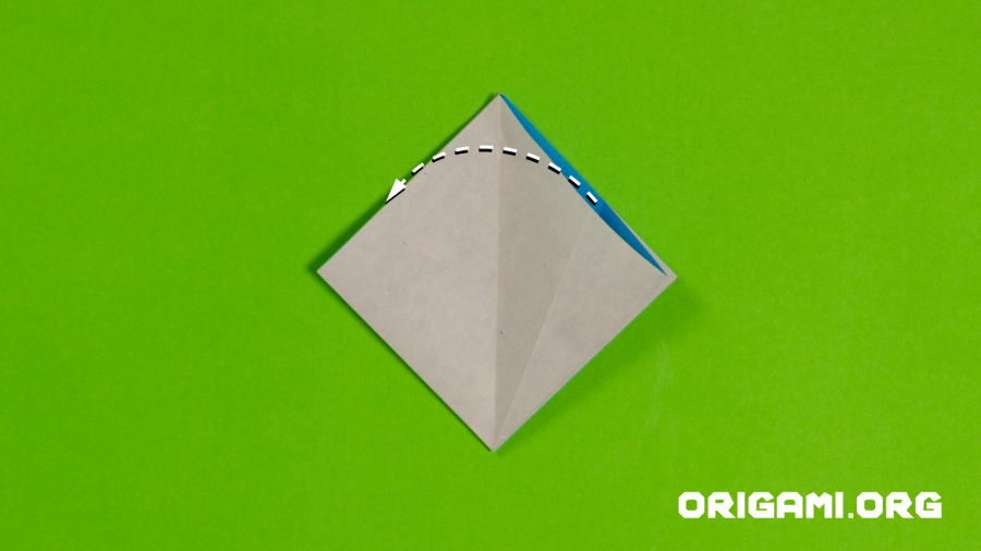 Origami Kornblume Schritt 16