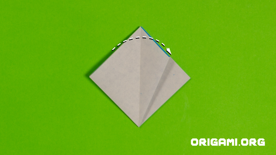 Origami bleuet étape 18